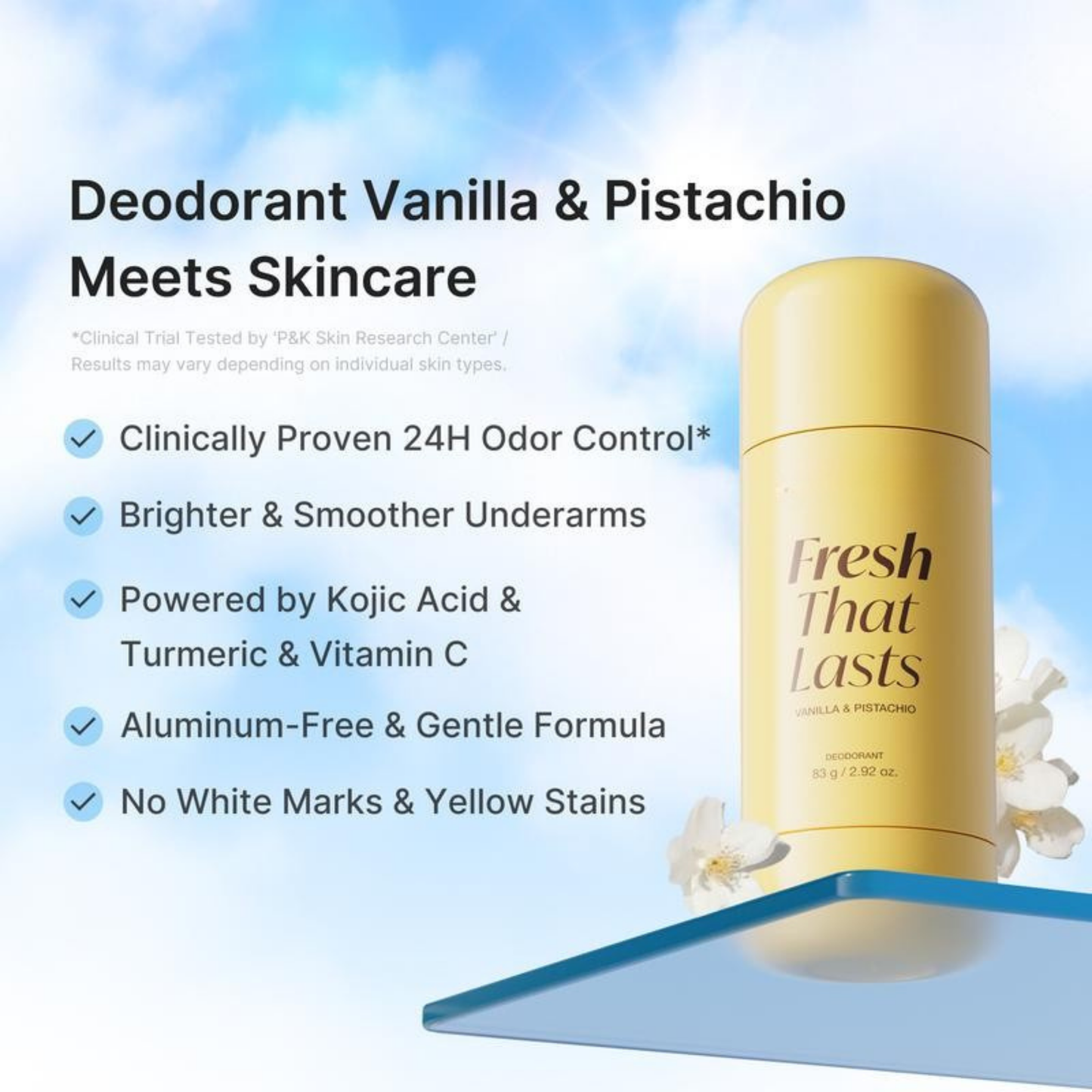Vanilla & Pistachio Deodorant