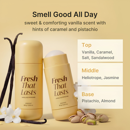 Vanilla & Pistachio Deodorant