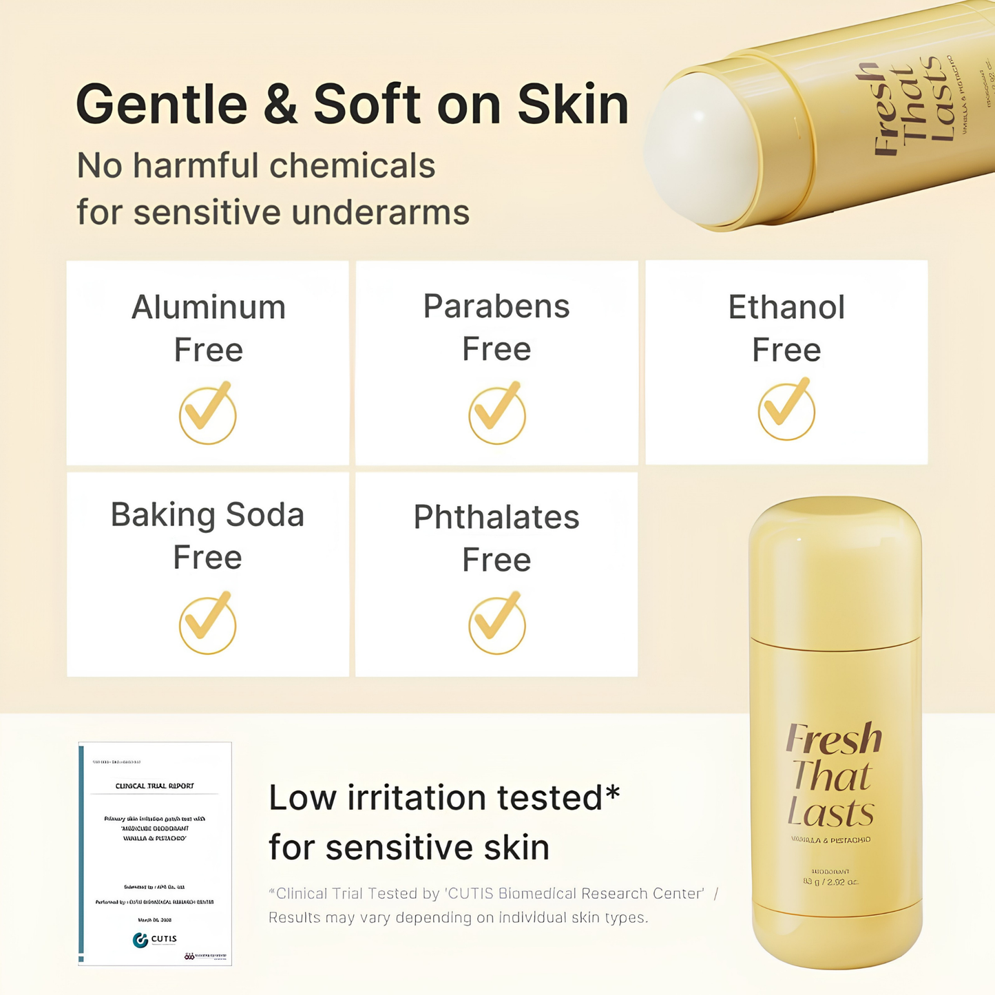 Vanilla & Pistachio Deodorant